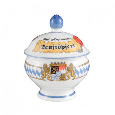 Seltmann Weiden Compact Bayern Mustard pot 'Senftöpferl' 0.18 L