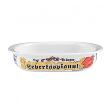 Seltmann Weiden Compact Bayern Oval casserole dish 'Leberkäspfannl' 22 x 14.5 cm