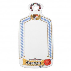 Seltmann Weiden Compact Bayern Bread board 'Brotzeit' 27 x 14 cm