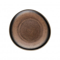 Rosenthal Junto Bronze - Steinzeug Plate flat 16 cm