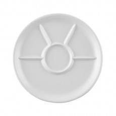 Thomas Trend Weiß Fondue / Barbecue Plate 27 cm