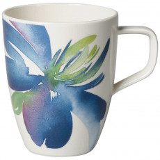 100 ml Premium Porcelain Villeroy & Boch Artesano Flower Art Mocha / Espresso Cup White/Coloured 
