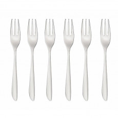Sambonet Leaf Edelstahl 18/10 Set of 6 cake forks