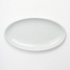Friesland Ecco Weiß Oval plate / Lower sauceboat 26x14.5 cm