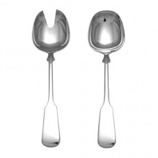 Robbe & Berking Spaten 150 g Large salad cutlery 150 grams solid silver plated