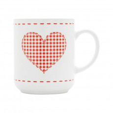 Friesland Happymix Weihnachten Weiß Mug with handle Heart 0.28 L