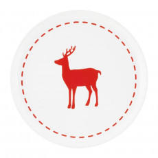 Friesland Happymix Weihnachten Weiß Breakfast plate Deer 19 cm