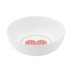 Friesland Happymix Weihnachten Weiß Muesli bowl heart 15 cm