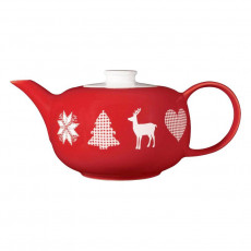 Friesland Happymix Weihnachten Rot 1.0 L teapot