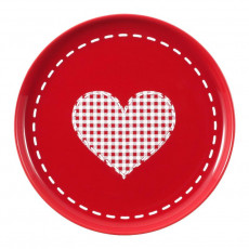 Friesland Happymix Weihnachten Rot Breakfast plate Heart 19 cm