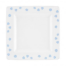 Friesland Jeverland Strand-Blüten Square breakfast plate 21.5x21.5 cm