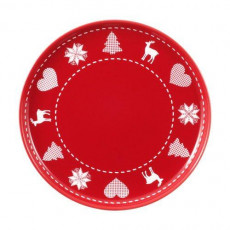 Friesland Happymix Weihnachten Rot Breakfast plate/Jumbo saucer 19 cm