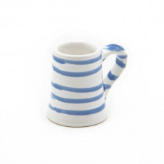 Gmundner Keramik Blaugeflammt Jug Stamperl h: 5.5 cm / 0.025 L