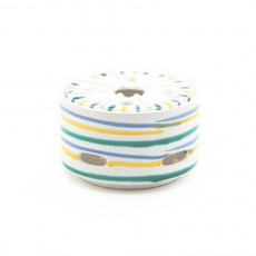 Gmundner Keramik Buntgeflammt Tea warmer / Tea warmer Smooth d: 14 cm / h: 8.7 cm