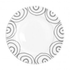 Gmundner Keramik Graugeflammt Dessert plate Gourmet 22 cm
