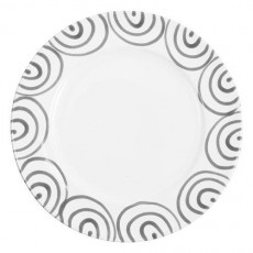 Gmundner Keramik Graugeflammt Gourmet dinner plate d: 29 cm / h: 2,2 cm