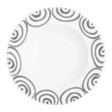 Gmundner Keramik Graugeflammt Soup plate Gourmet d: 24 cm / h: 4 cm