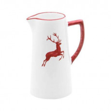 Gmundner Keramik Rubinroter Hirsch Water jug 0.7 L / h: 16 cm