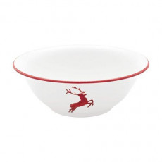 Gmundner Keramik Rubinroter Hirsch Salad bowl d: 26 cm / 2.0 L