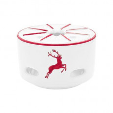 Gmundner Keramik Rubinroter Hirsch Tea warmer / Tea warmer Smooth d: 14 cm / h: 8,7 cm