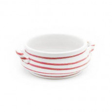 Gmundner Keramik Rotgeflammt Soup bowl 0.37 L / h: 5.9 cm