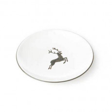 Gmundner Keramik Grauer Hirsch Smooth moka/espresso saucer d: 11 cm
