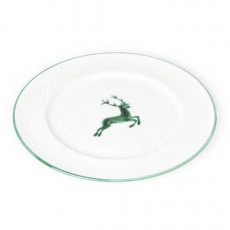 Gmundner Keramik Grüner Hirsch Gourmet dinner plate d: 29 cm / h: 2.2 cm
