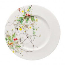 Rosenthal Brillance Fleurs Sauvages Bread/breakfast plate flag = sauce boat coaster 19 cm