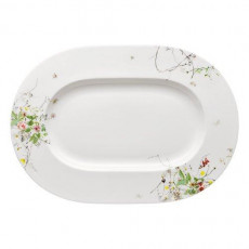 Rosenthal Brillance Fleurs Sauvages Plate 34x24 cm