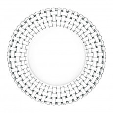 Nachtmann Bossa Nova Glass dinner plate set 2 pcs 27 cm