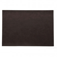 ASA SELECTION Table Tops Vegan Leather Table mat black coffee 33x46 cm