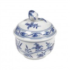 Meissen Zwiebelmuster kobaltblau - weißer Rand Sugar bowl d: 7.5 cm