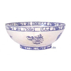 Gien Fayencerie Oiseau Bleu monochrome Salad bowl 23 cm