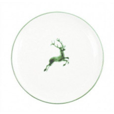 Gmundner Ceramics Green Deer Breakfast Plate Cup 20 cm