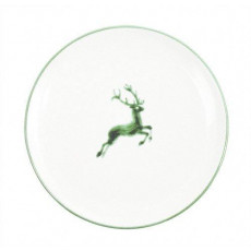 Gmundner Keramik Grüner Hirsch Dessert plate / Breakfast plate Cup d: 20 cm / h: 2,6 cm