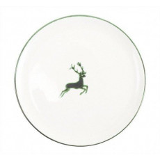 Gmundner Keramik Grüner Hirsch Place plate Cup d: 32 cm / h: 2.2 cm