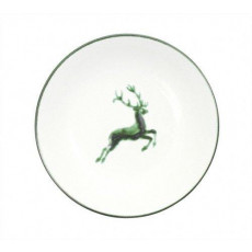 Gmundner Ceramics Green Deer Soup Plate Cup 20 cm