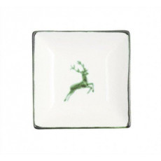 Gmundner Keramik Grüner Hirsch Snack bowl 11x11x2.8 cm