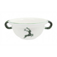 Gmundner Keramik Grüner Hirsch Bowl d: 17 cm / 0,6 L