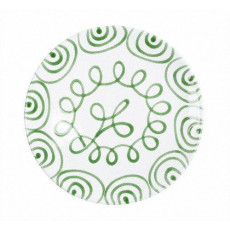 Gmundner Keramik Grüngeflammt Place plate Cup d: 32 cm / h: 2.2 cm