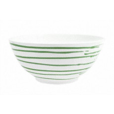 Gmundner Keramik Grüngeflammt Bowl d: 20 cm / 1 L
