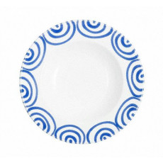Gmundner Keramik Blaugeflammt Soup plate Gourmet 24 cm