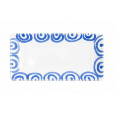 Gmundner Keramik Blaugeflammt Snack tray 22x11x2,7 cm
