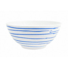 Gmundner Keramik Blaugeflammt Bowl round 20 cm