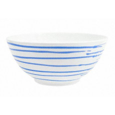 Gmundner Keramik Blaugeflammt Bowl round 27 cm