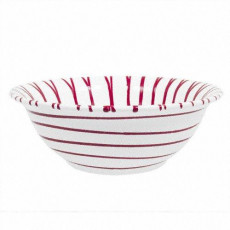 Gmundner Keramik Rotgeflammt Salad bowl d: 33 cm / h: 14 cm / 4,5 L
