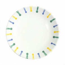 Gmundner Keramik Buntgeflammt Soup plate Cup d: 20 cm / h: 4,4 cm
