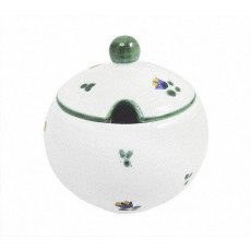 Gmundner Keramik Streublumen Sugar bowl smooth with cutout 10 cm