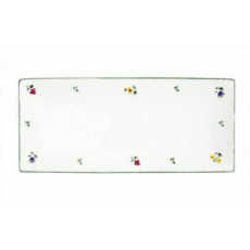 Gmundner Keramik Streublumen Rectangular plate 30 x 15 cm