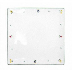 Gmundner Keramik Streublumen Charger plate / underplate square 31 cm